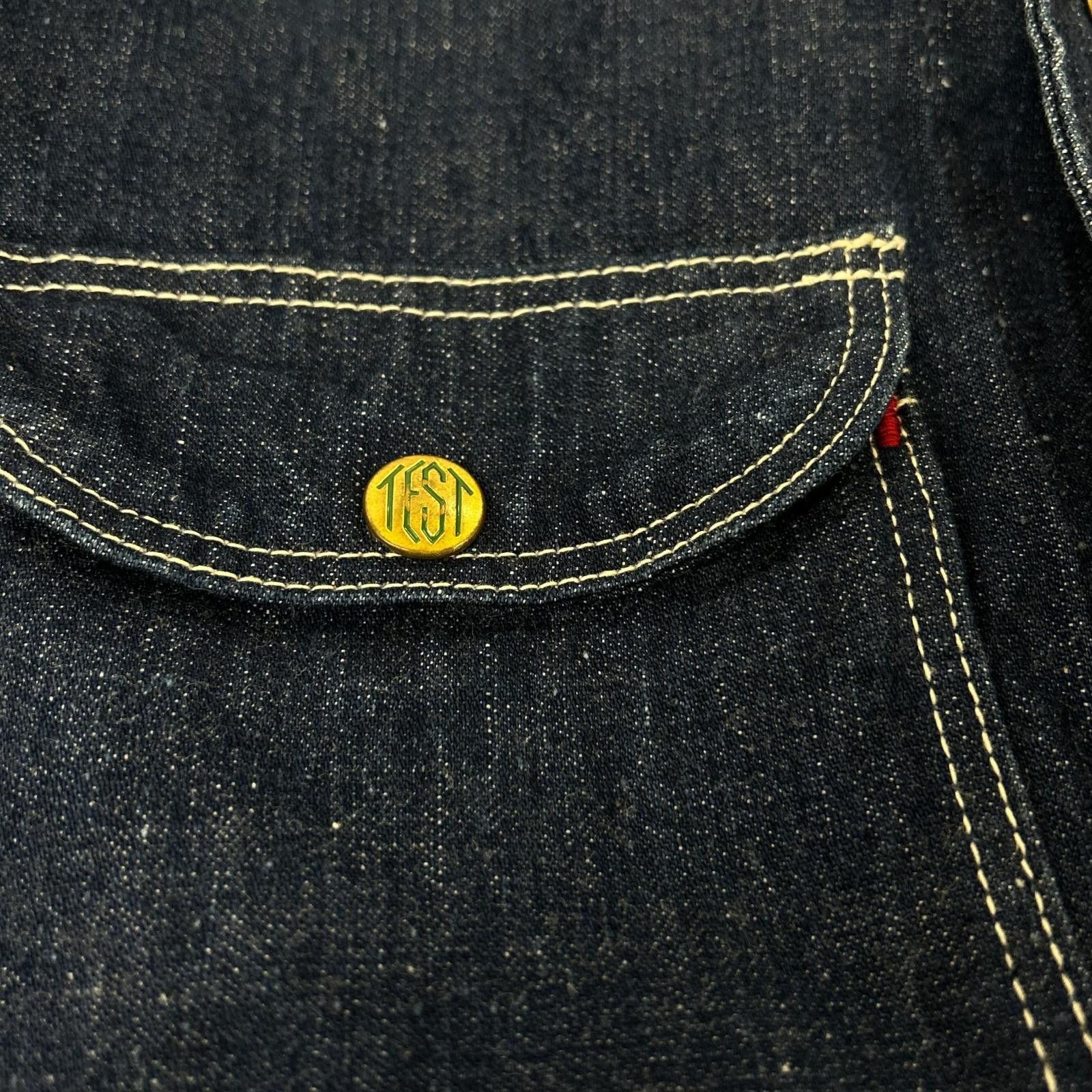 Other Other Test Cotton Denim Coverall Jacket Textile Outerwear DUTY FREE for USA Size ONE SIZE - 6 Thumbnail