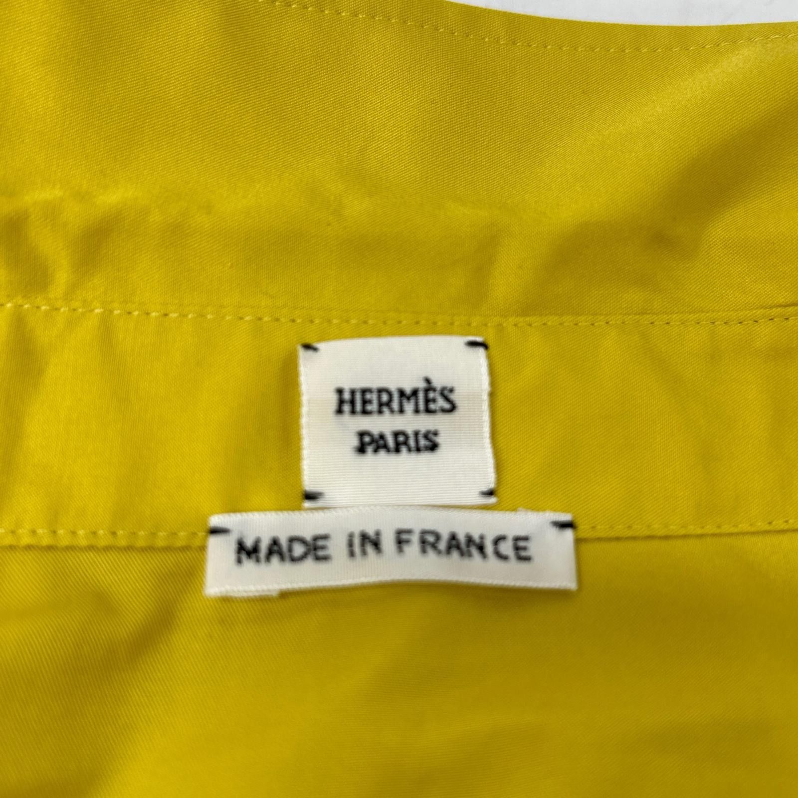 Hermes Hermes Hermes DRESS SHIRT INSPIRATION Cotton Dress Textile Dresses 4E0546DV DUTY FREE for USA Size ONE SIZE - 4 Thumbnail