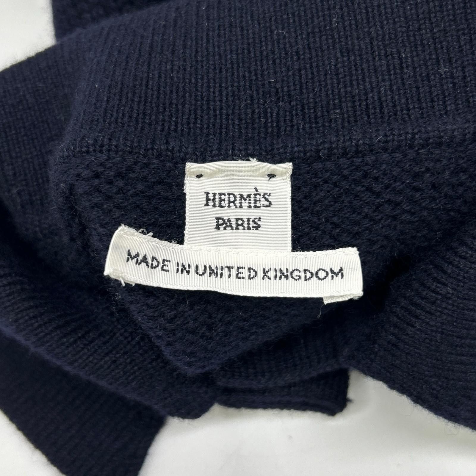 Hermes Hermes Hermes 100 Percent Cashmere Cropped Cardigan Knit Top 34 Textile Tops H5E2727D1 DUTY FREE for USA Size ONE SIZE - 5 Thumbnail