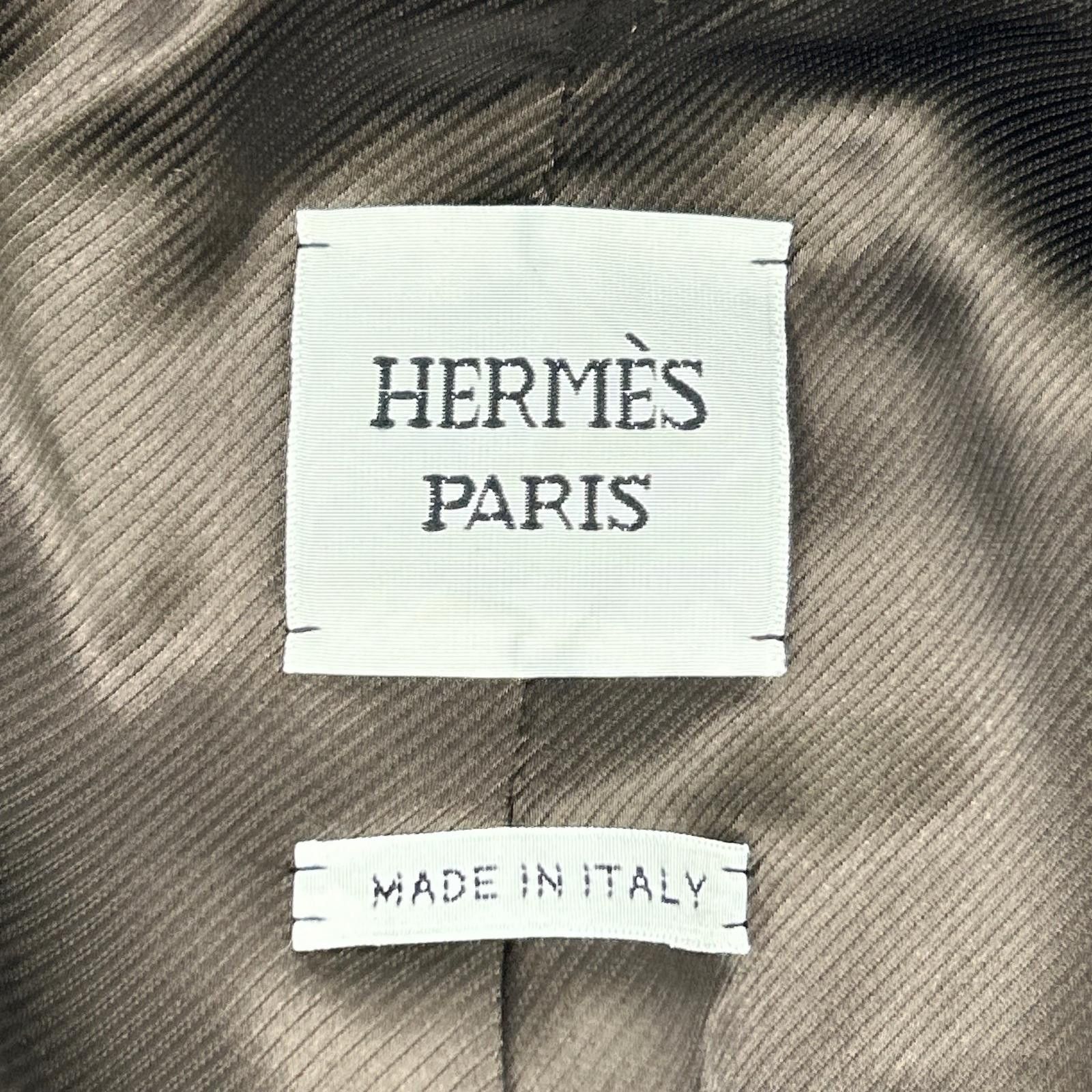 Hermes Hermes Hermes Wool Lambskin Jacket Leather Outerwear H4H0245DK DUTY FREE for USA Size ONE SIZE - 6 Thumbnail