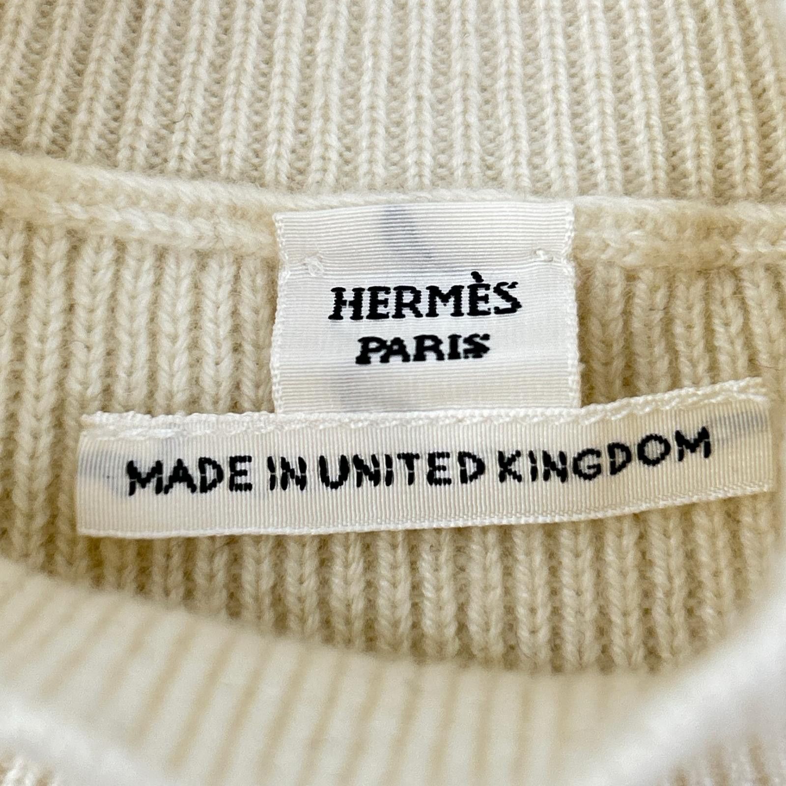 Hermes Hermes Hermes Cashmere Knit Pullover Textile Tops DUTY FREE for USA Size ONE SIZE - 5 Thumbnail