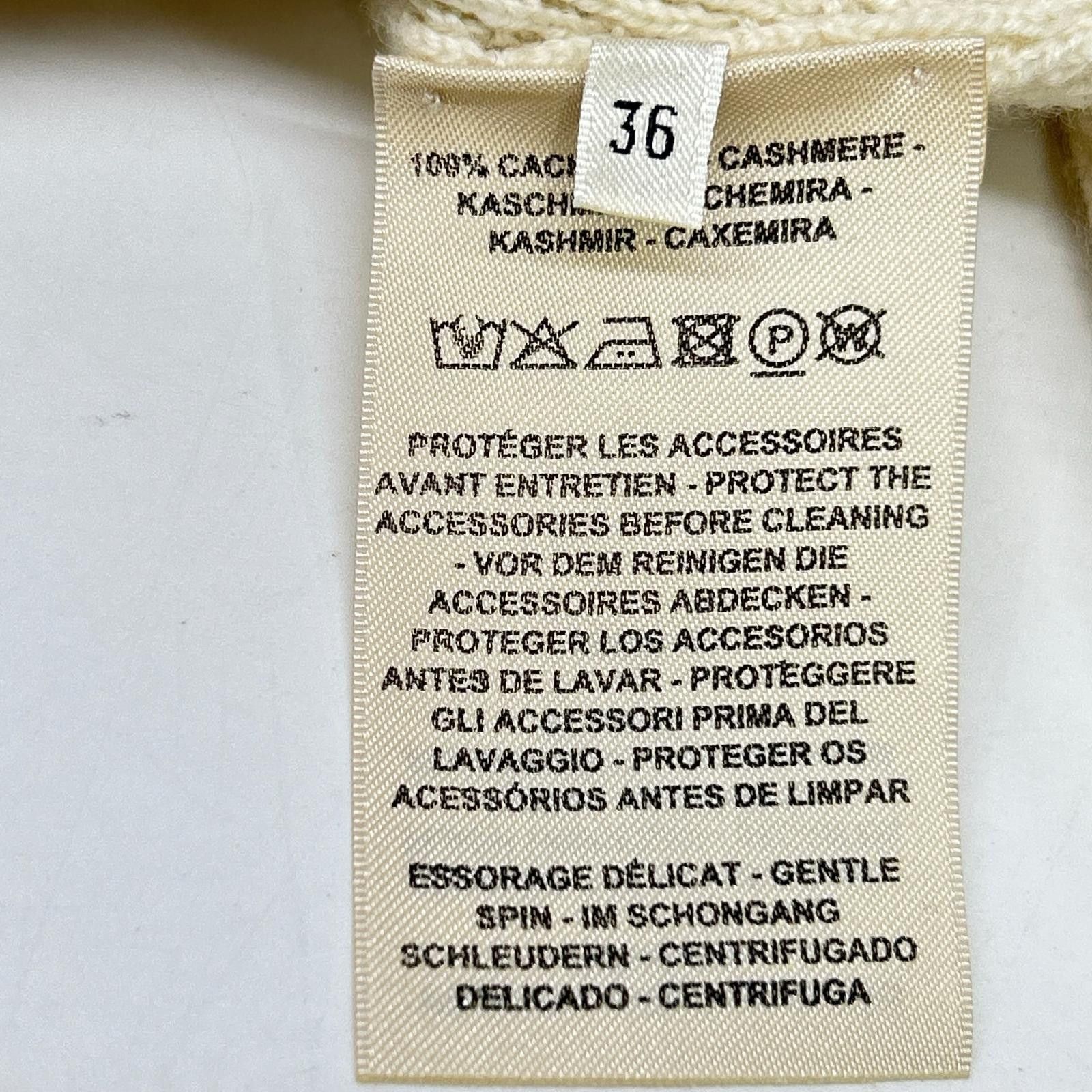 Hermes Hermes Hermes Cashmere Knit Pullover Textile Tops DUTY FREE for USA Size ONE SIZE - 6 Thumbnail