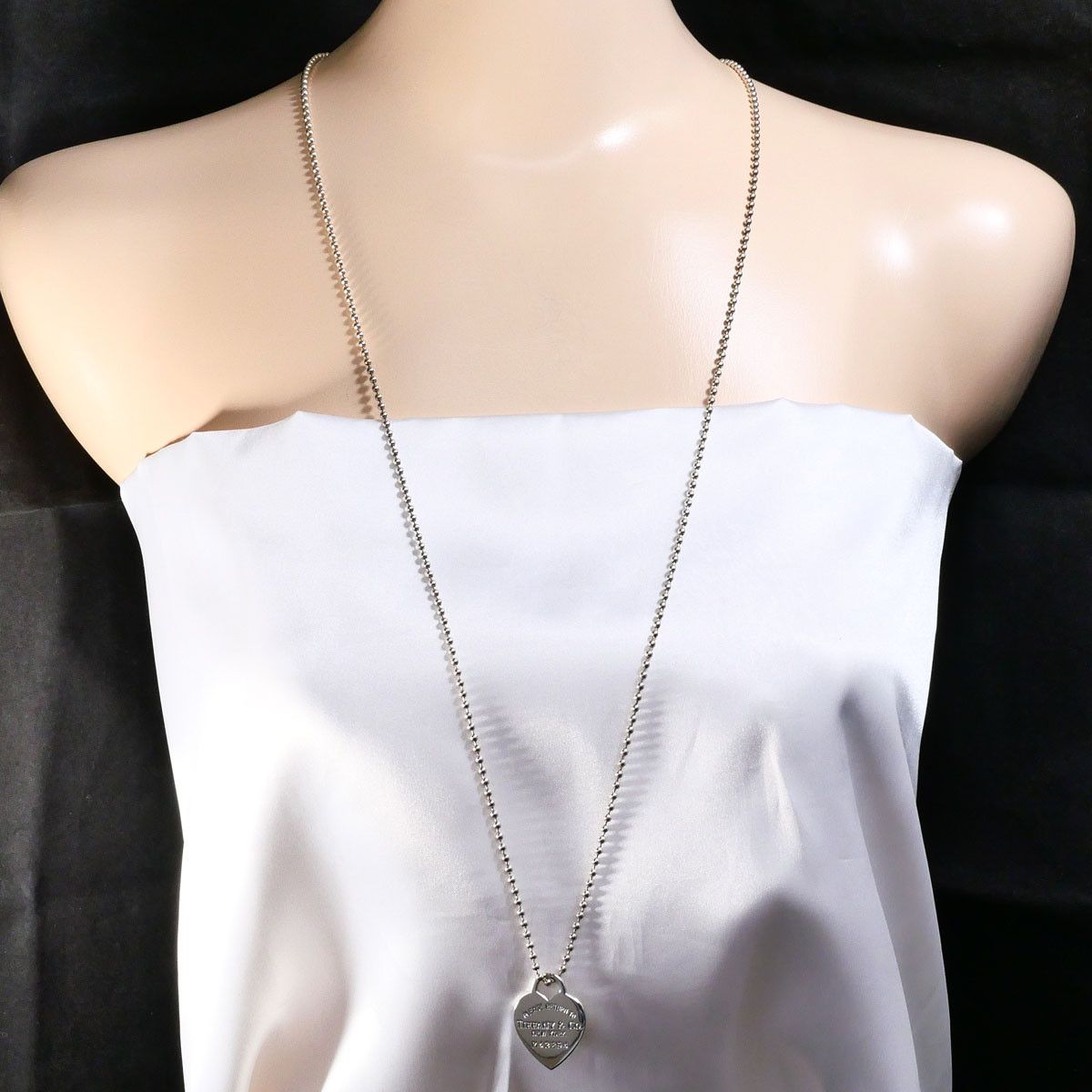 Tiffany & Co. Tiffany & Co. Tiffany & Co. Return to Tiffany Silver Necklace Precious Metal Necklace DUTY FREE for USA Size ONE SIZE - 6 Thumbnail
