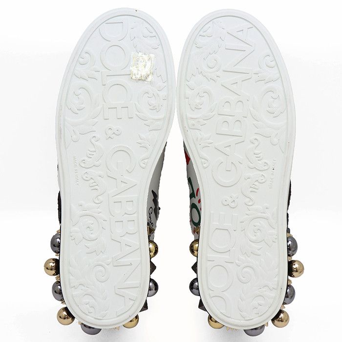 Dolce & Gabbana Dolce & Gabbana Dolce&Gabbana Portofino Sneakers Leather Shoes DUTY FREE for USA Size ONE SIZE - 8 Thumbnail