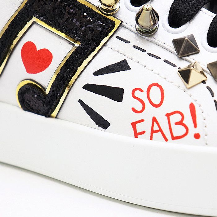Dolce & Gabbana Dolce & Gabbana Dolce&Gabbana Portofino Sneakers Leather Shoes DUTY FREE for USA Size ONE SIZE - 15 Thumbnail
