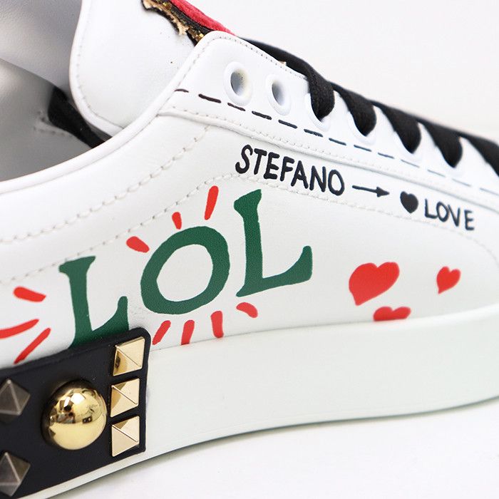 Dolce & Gabbana Dolce & Gabbana Dolce&Gabbana Portofino Sneakers Leather Shoes DUTY FREE for USA Size ONE SIZE - 14 Thumbnail