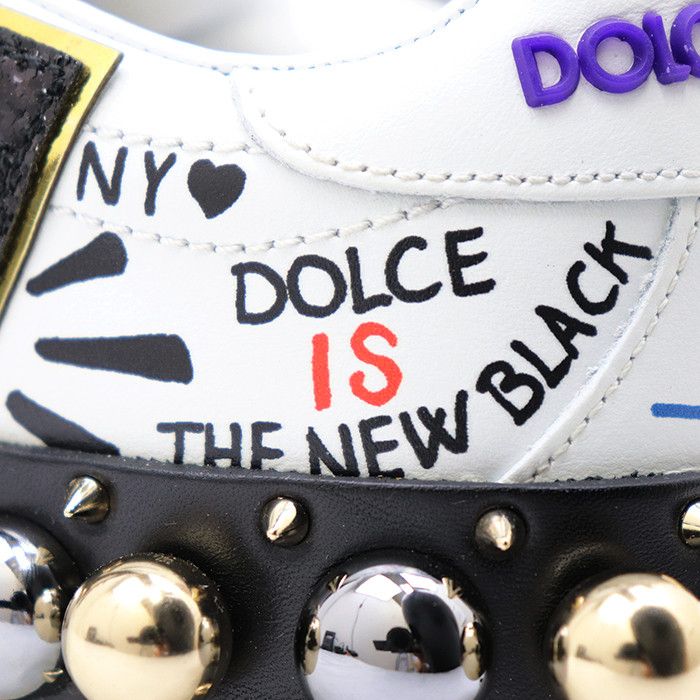 Dolce & Gabbana Dolce & Gabbana Dolce&Gabbana Portofino Sneakers Leather Shoes DUTY FREE for USA Size ONE SIZE - 16 Thumbnail