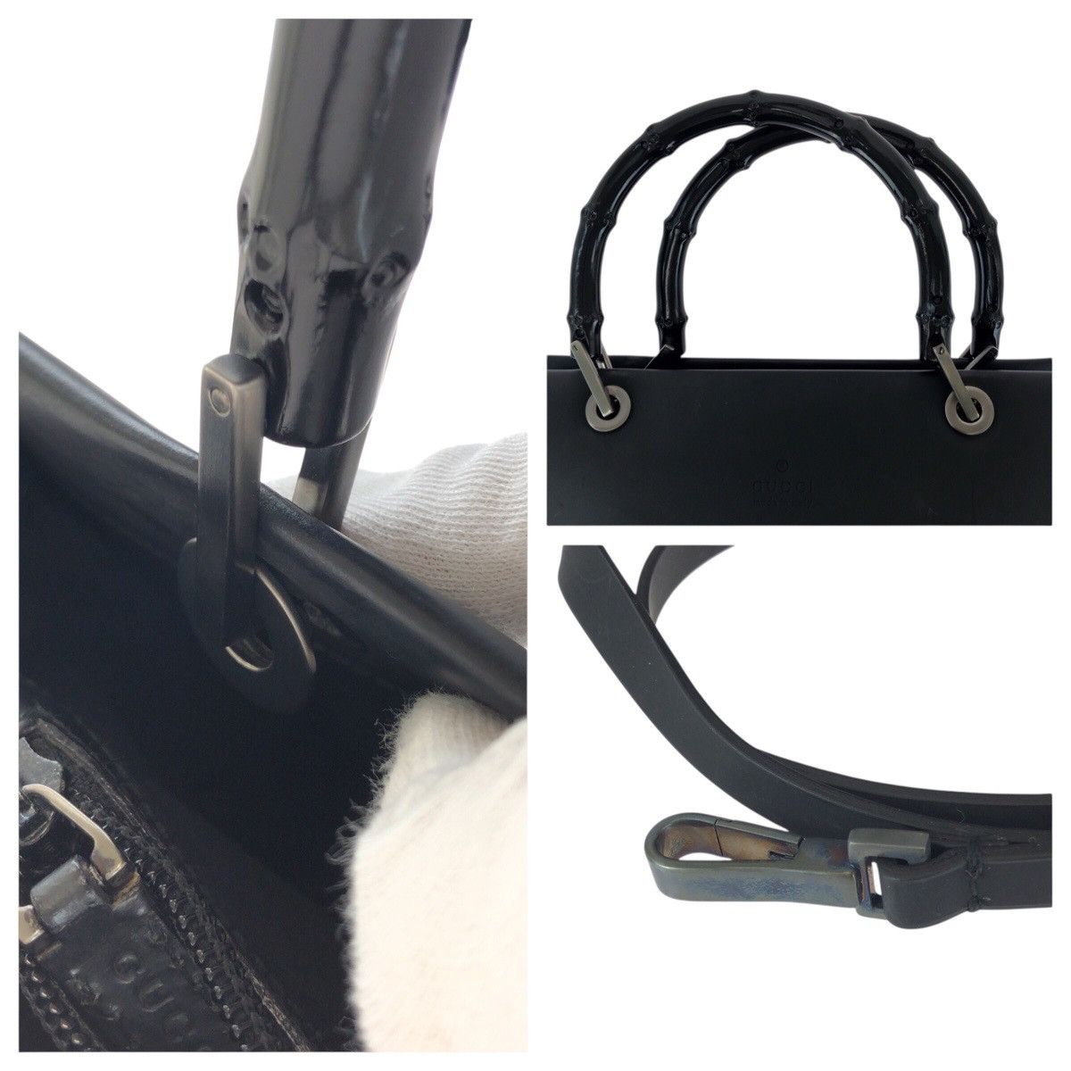 Gucci Gucci Gucci Bamboo Leather 2way bag Leather Shoulder Bag 0021016 DUTY FREE for USA Size ONE SIZE - 5 Thumbnail