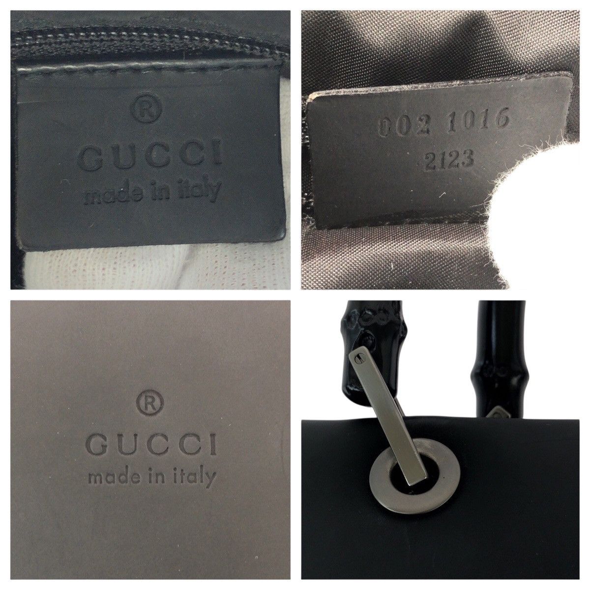 Gucci Gucci Gucci Bamboo Leather 2way bag Leather Shoulder Bag 0021016 DUTY FREE for USA Size ONE SIZE - 4 Thumbnail