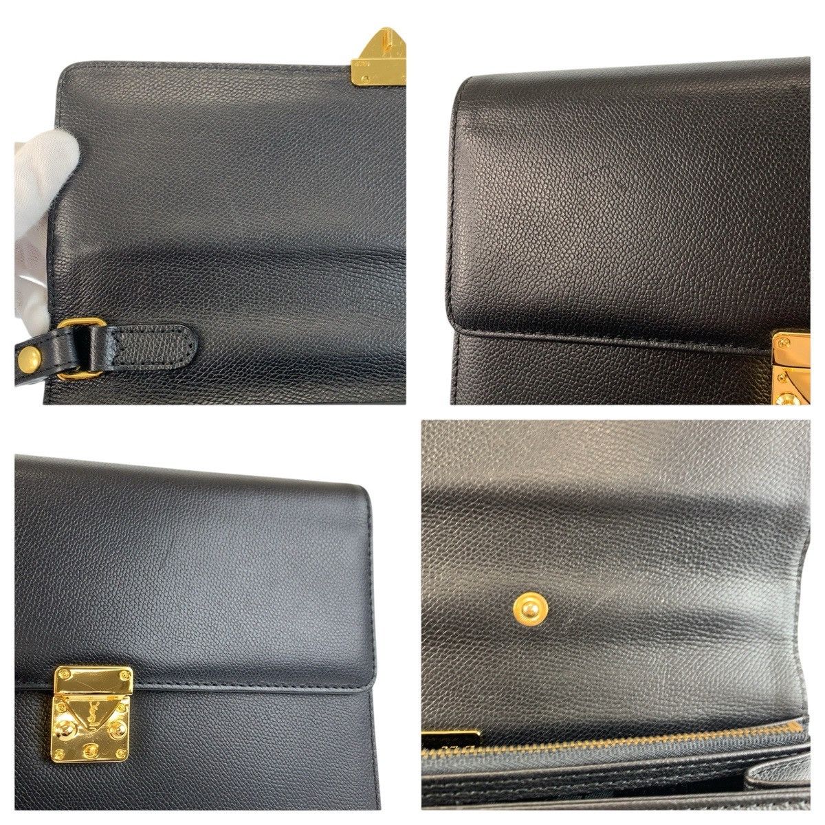 Yves Saint Laurent Yves Saint Laurent Yves Saint Laurent Leather Clutch Bag Leather Clutch Bag DUTY FREE for USA Size ONE SIZE - 5 Thumbnail