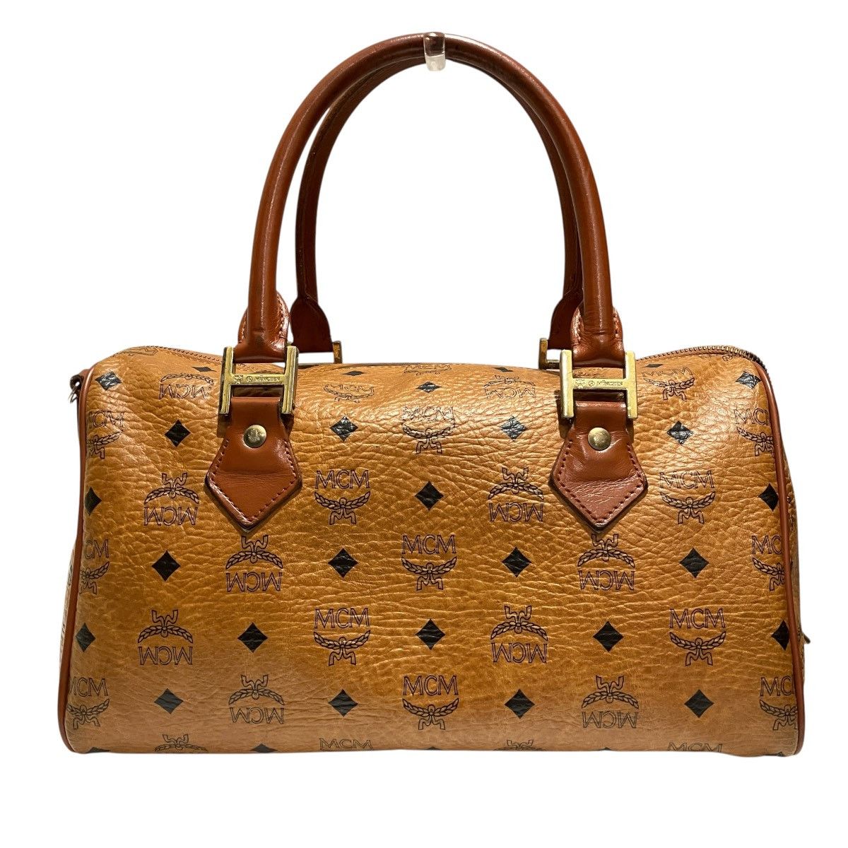 MCM MCM MCM Leather Boston Bag Leather Travel Bag V2525 DUTY FREE for USA Size ONE SIZE - 2 Thumbnail