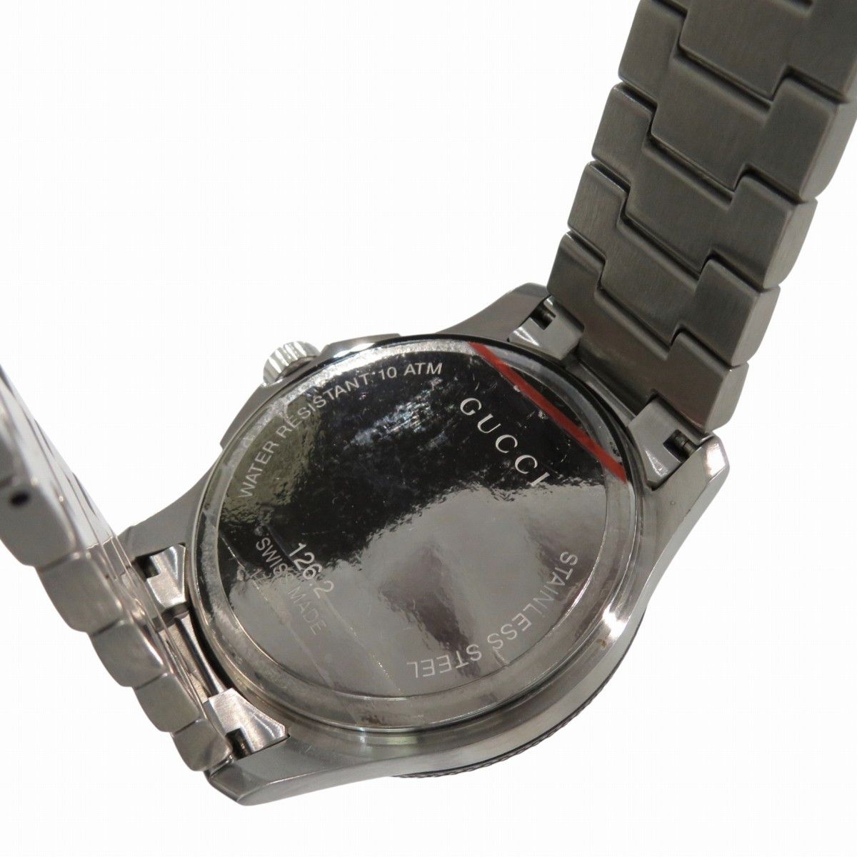 Gucci Gucci Gucci Timeless Diver Stainless Steel Metal Quartz YA126279 DUTY FREE for USA Size ONE SIZE - 5 Thumbnail