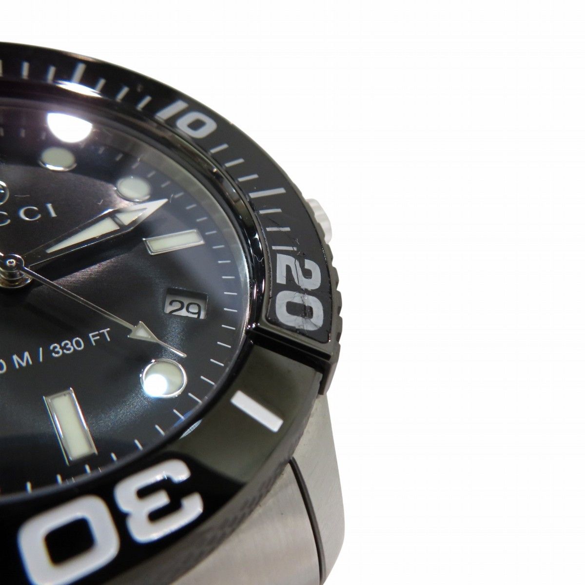Gucci Gucci Gucci Timeless Diver Stainless Steel Metal Quartz YA126279 DUTY FREE for USA Size ONE SIZE - 4 Thumbnail