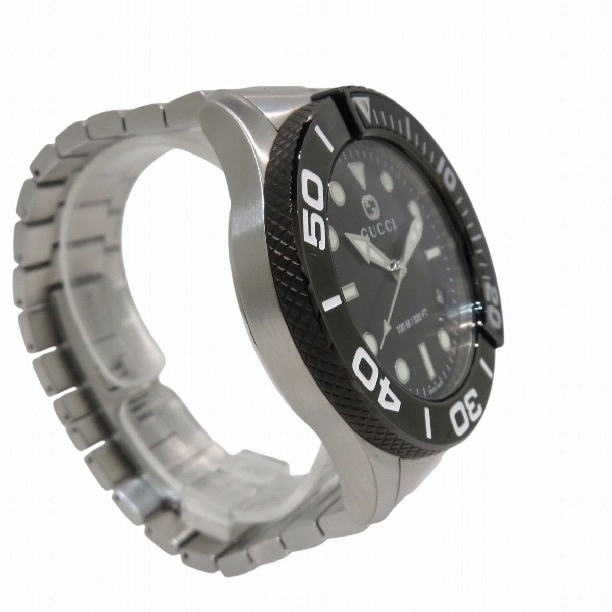 Gucci Gucci Gucci Timeless Diver Stainless Steel Metal Quartz YA126279 DUTY FREE for USA Size ONE SIZE - 3 Thumbnail