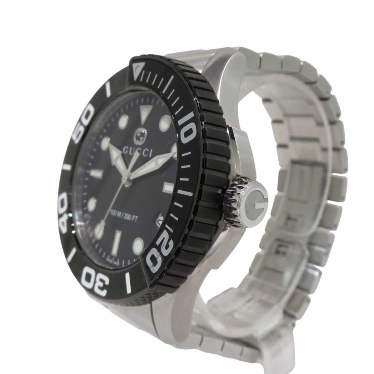 Gucci Gucci Gucci Timeless Diver Stainless Steel Metal Quartz YA126279 DUTY FREE for USA Size ONE SIZE - 2 Thumbnail