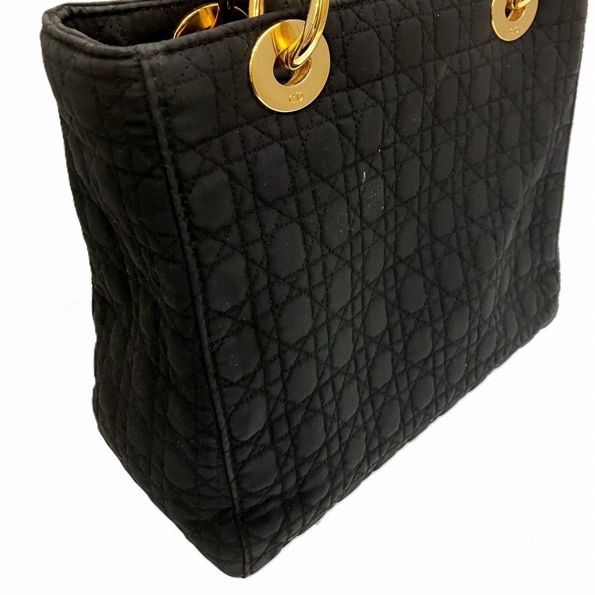 Dior Dior Christian Dior Lady Dior Nylon Handbag Textile Handbag DUTY FREE for USA Size ONE SIZE - 9 Thumbnail