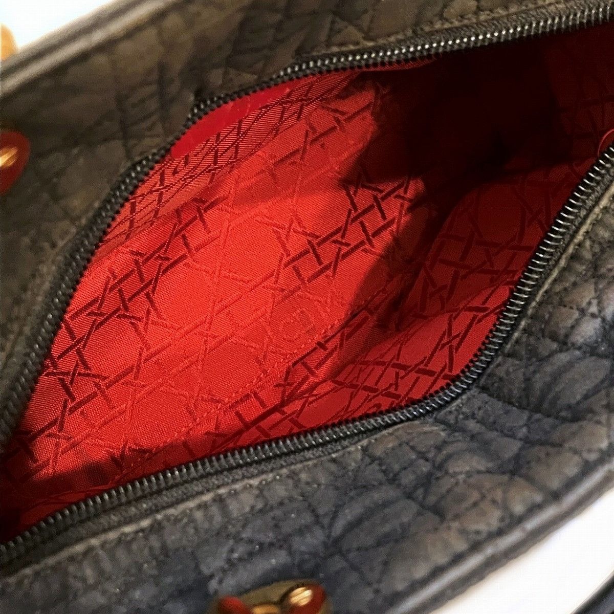Dior Dior Christian Dior Lady Dior Nylon Handbag Textile Handbag DUTY FREE for USA Size ONE SIZE - 5 Thumbnail