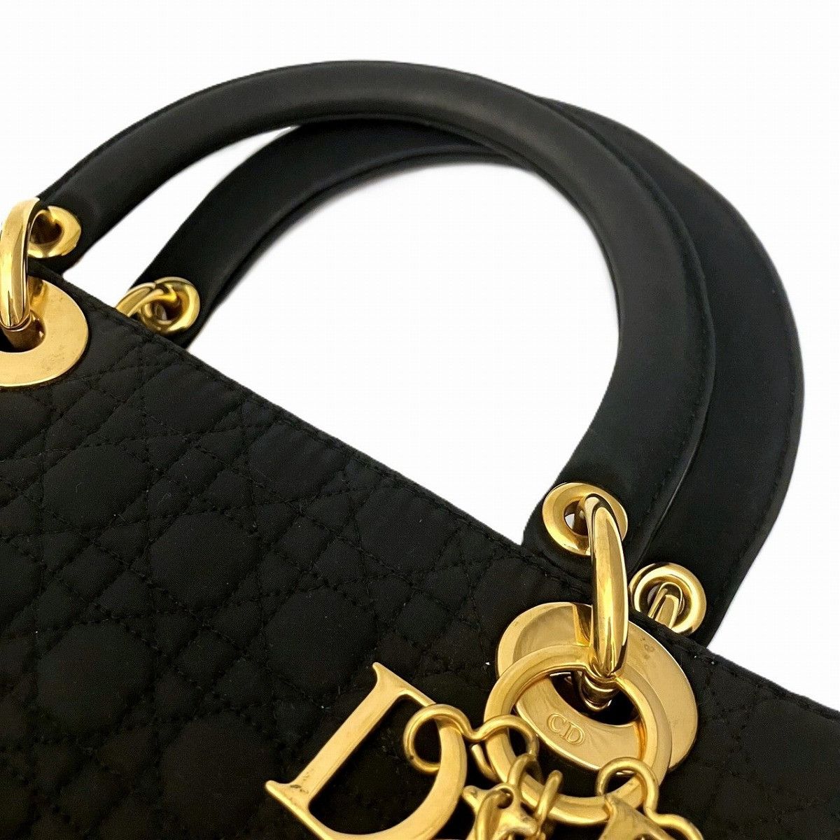 Dior Dior Christian Dior Lady Dior Nylon Handbag Textile Handbag DUTY FREE for USA Size ONE SIZE - 7 Thumbnail