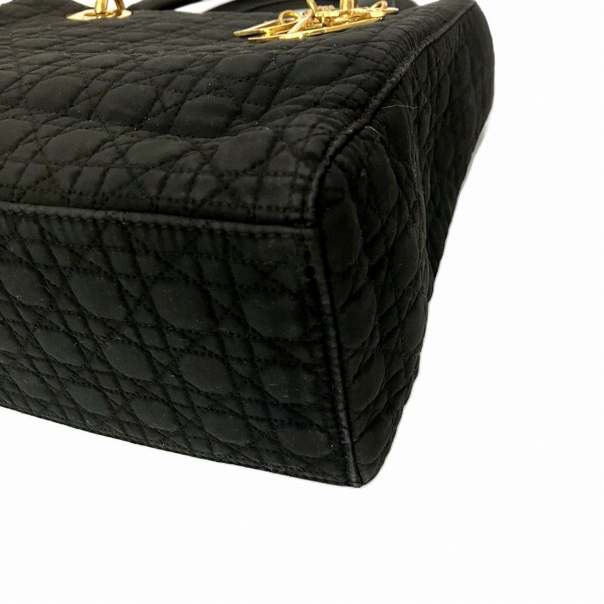 Dior Dior Christian Dior Lady Dior Nylon Handbag Textile Handbag DUTY FREE for USA Size ONE SIZE - 6 Thumbnail