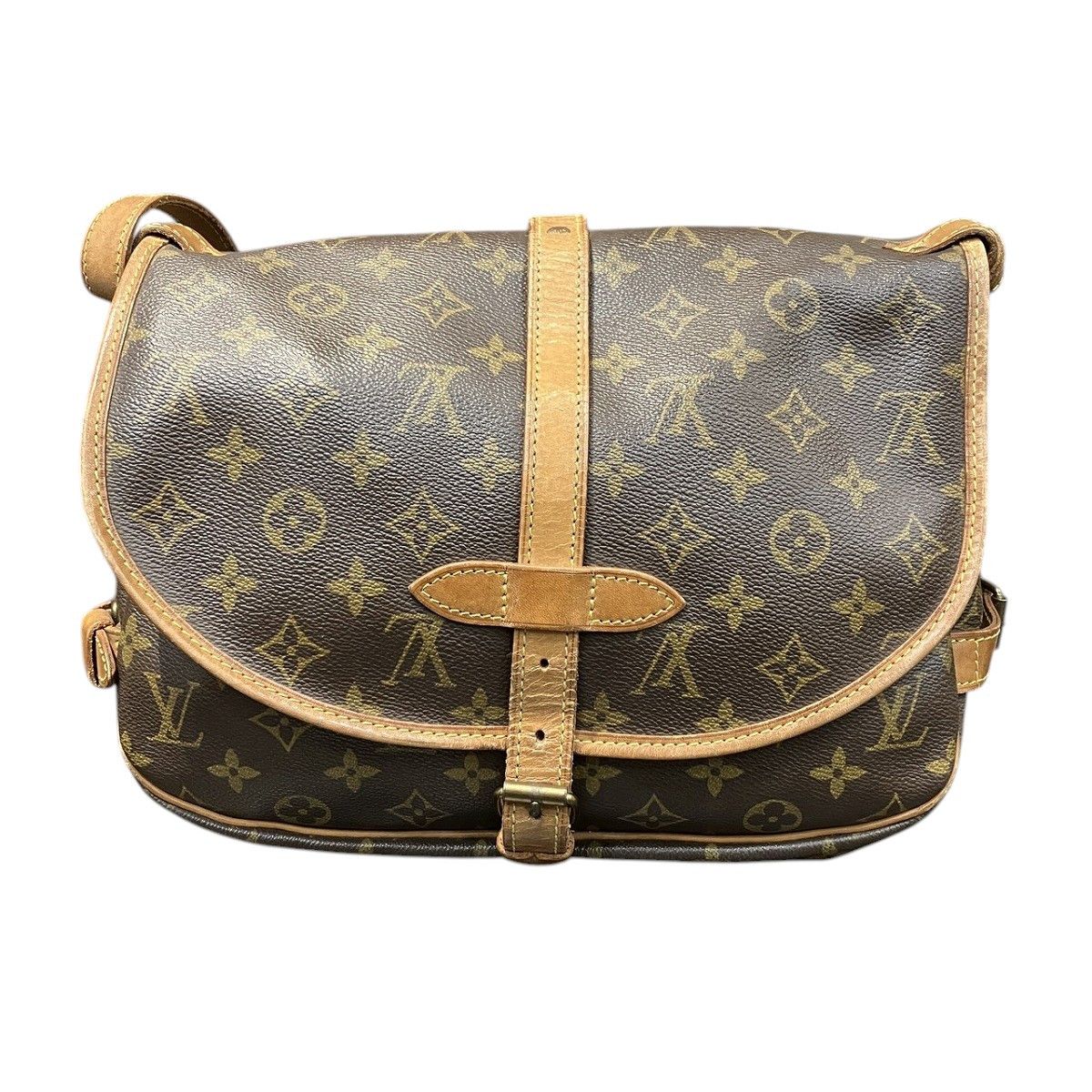 Louis Vuitton Louis Vuitton Louis Vuitton Saumur Monogram Shoulder Bag Textile Shoulder Bag M42256 DUTY FREE for USA Size ONE SIZE - 2 Thumbnail