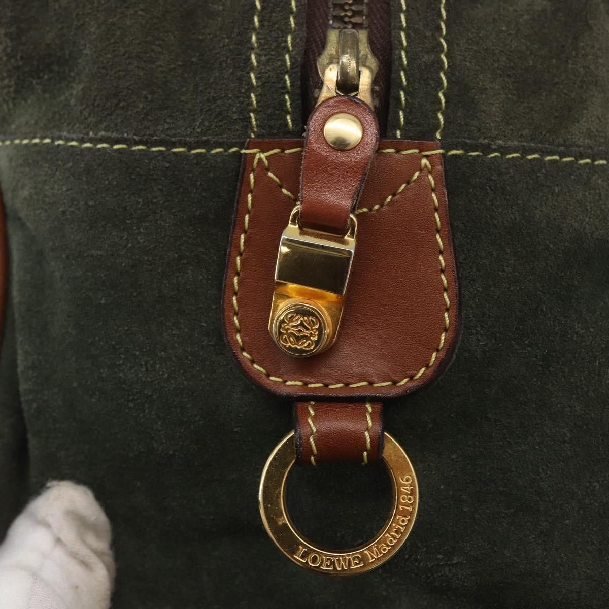 Loewe Loewe Anagram handbag Suede Size ONE SIZE - 12 Thumbnail