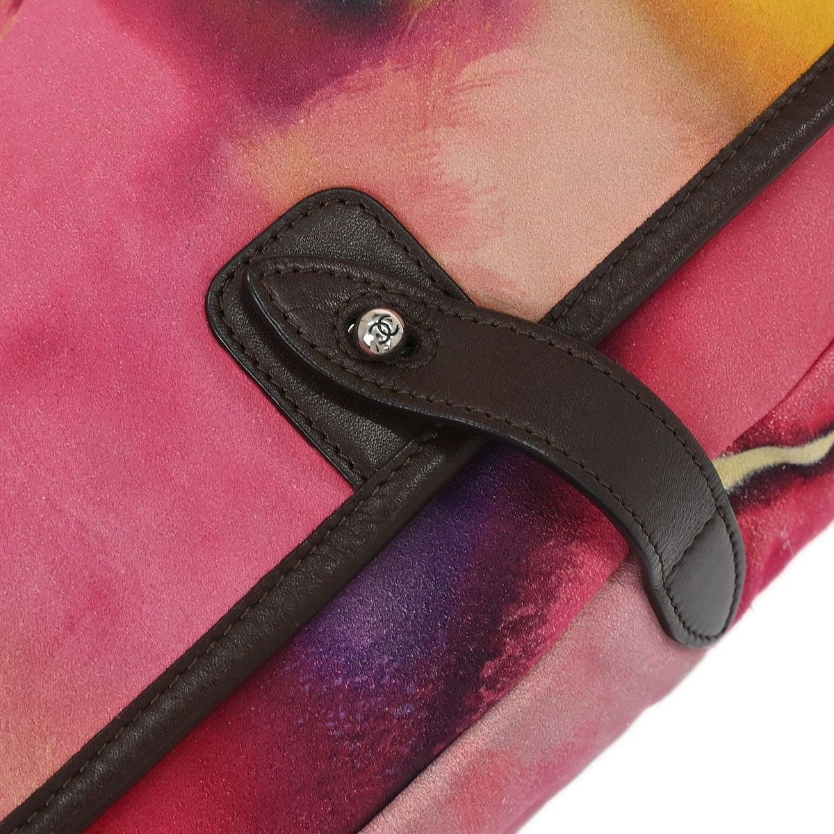 Chanel Chanel Flower Power Messenger Bag Multicolor Printed Nubuck Size ONE SIZE - 10 Thumbnail