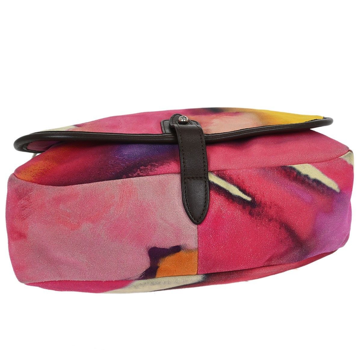 Chanel Chanel Flower Power Messenger Bag Multicolor Printed Nubuck Size ONE SIZE - 3 Thumbnail