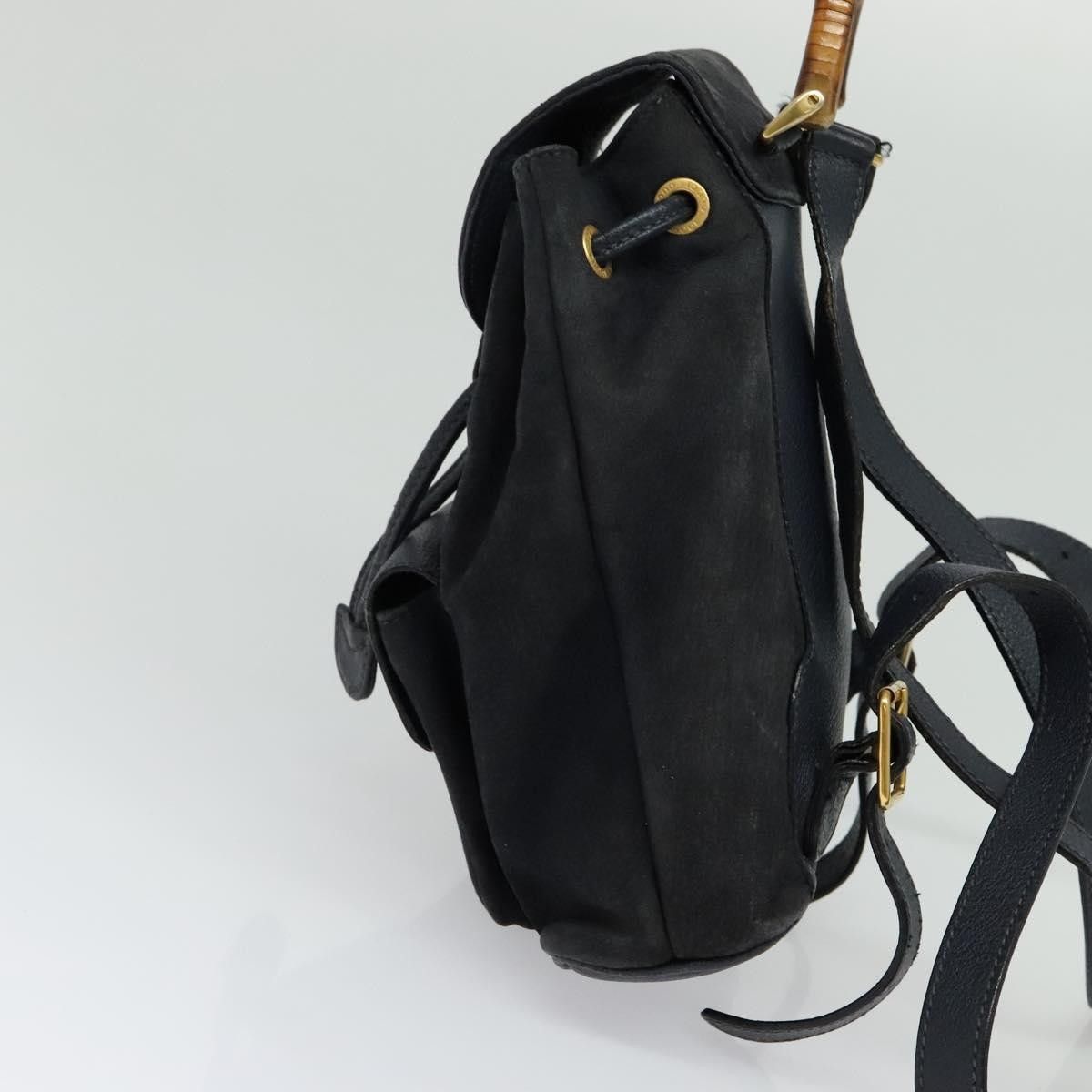 Gucci Gucci Gucci bamboo backpack daim Size ONE SIZE - 3 Thumbnail