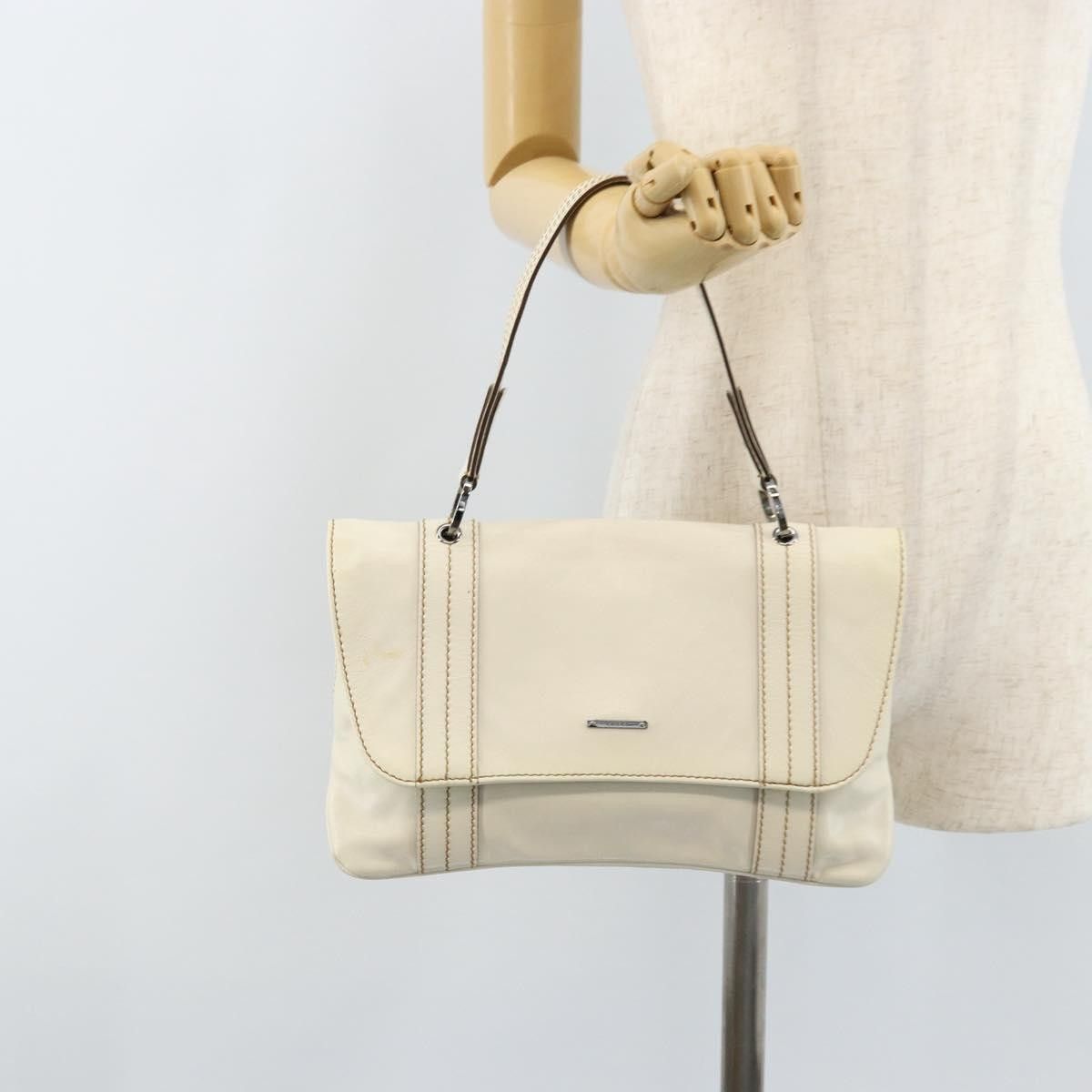Gucci Gucci Vintage Handbag Leather Size ONE SIZE - 14 Thumbnail