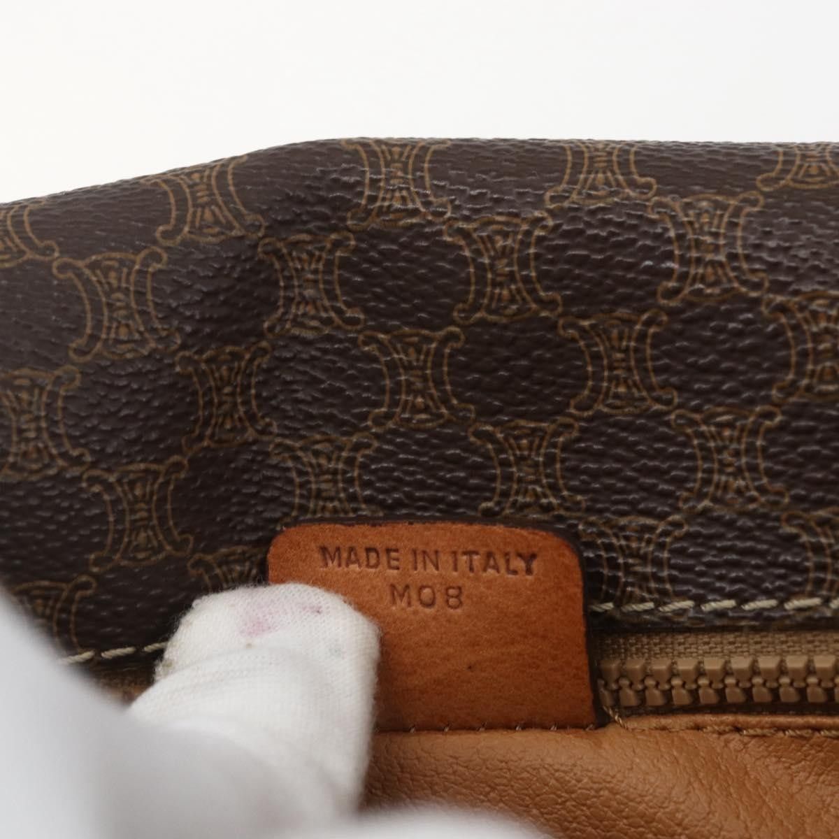 Celine Celine Vintage Macadam Shoulder Bag Canvas Size ONE SIZE - 7 Thumbnail