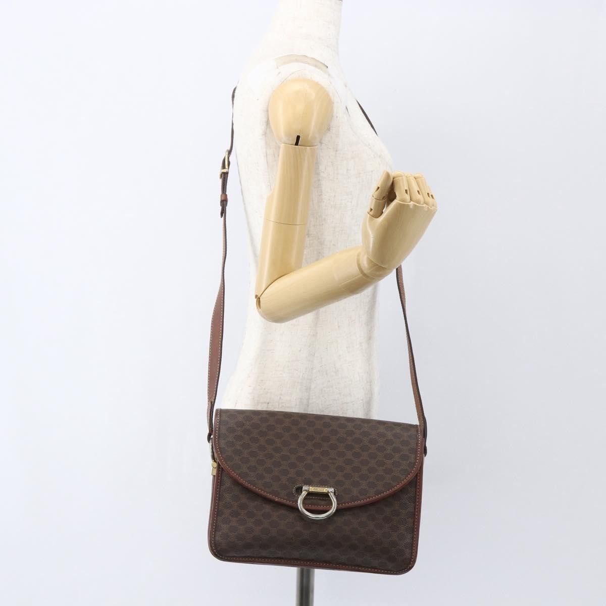Celine Celine Vintage Macadam Shoulder Bag Canvas Size ONE SIZE - 14 Thumbnail