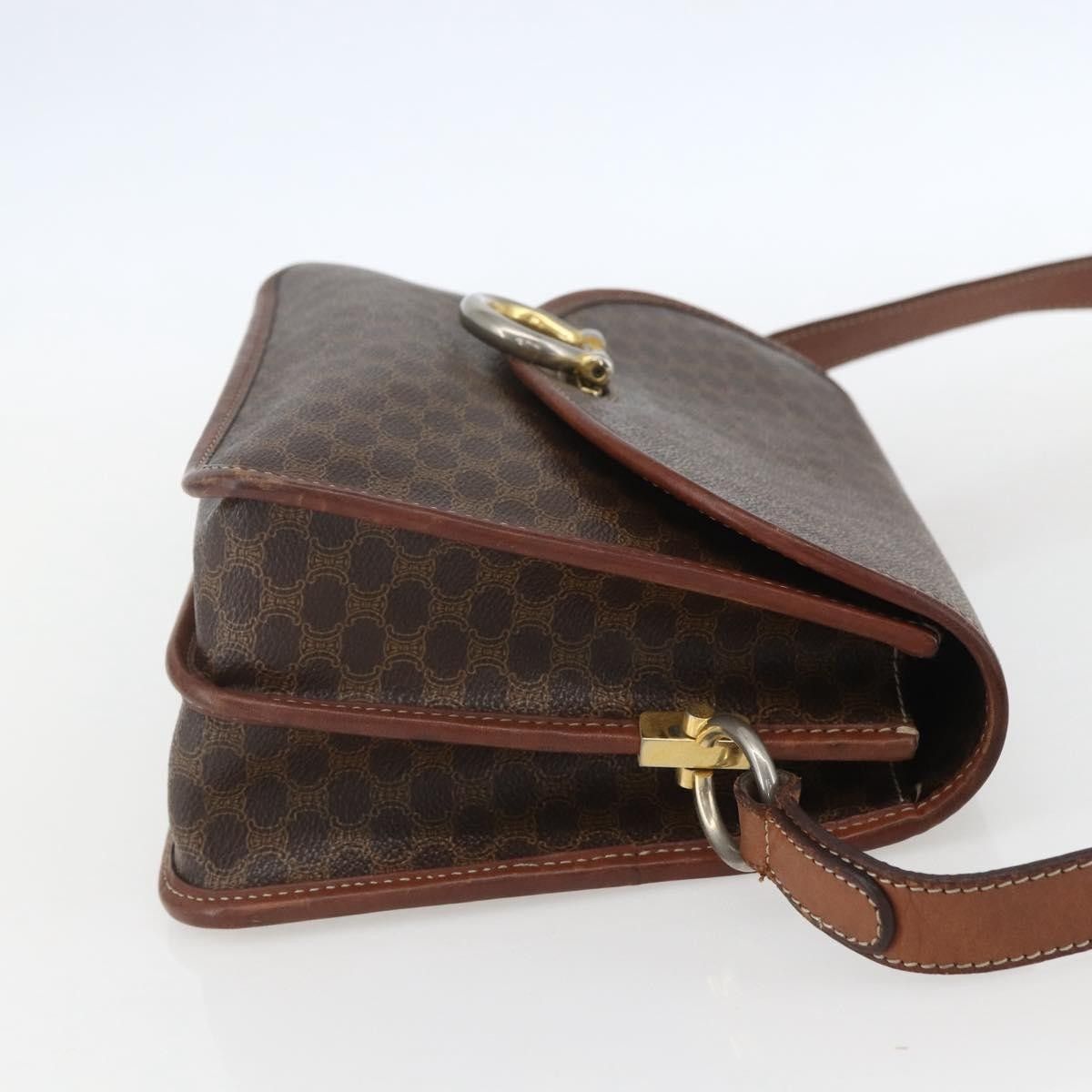 Celine Celine Vintage Macadam Shoulder Bag Canvas Size ONE SIZE - 4 Thumbnail