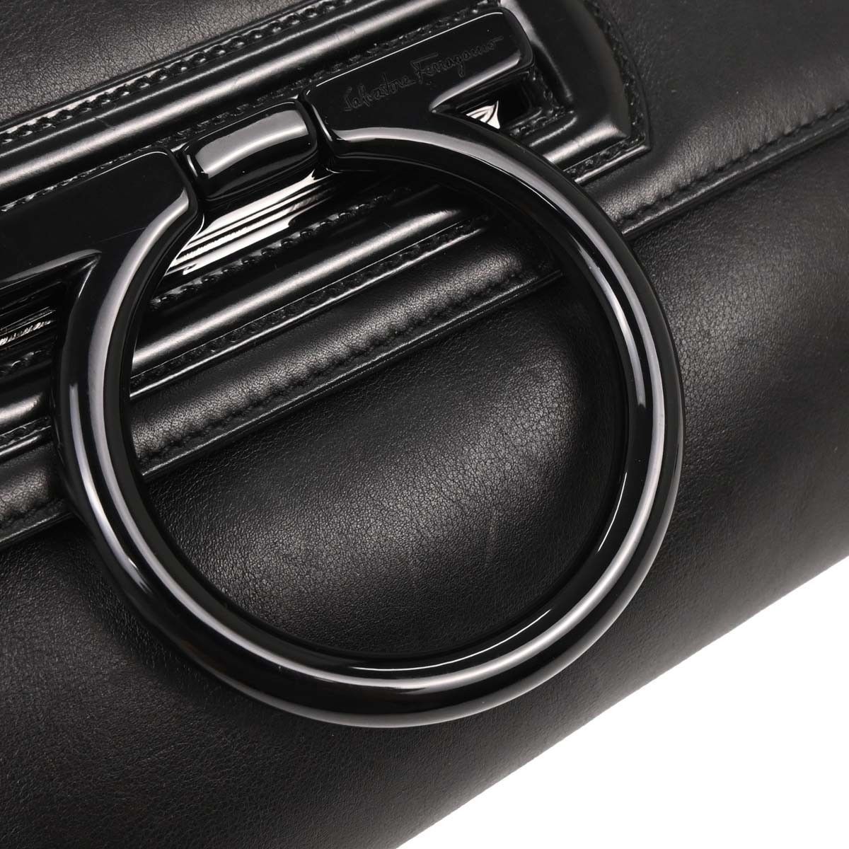 Salvatore Ferragamo Salvatore Ferragamo Gancini Leather Size ONE SIZE - 6 Thumbnail