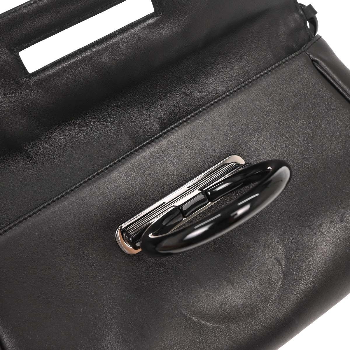 Salvatore Ferragamo Salvatore Ferragamo Gancini Leather Size ONE SIZE - 9 Thumbnail