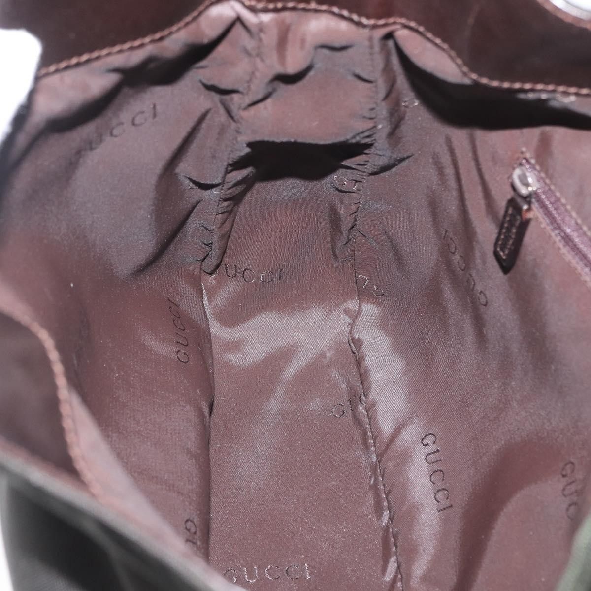 Gucci Gucci Vintage Bamboo Handle Nylon Size ONE SIZE - 21 Thumbnail