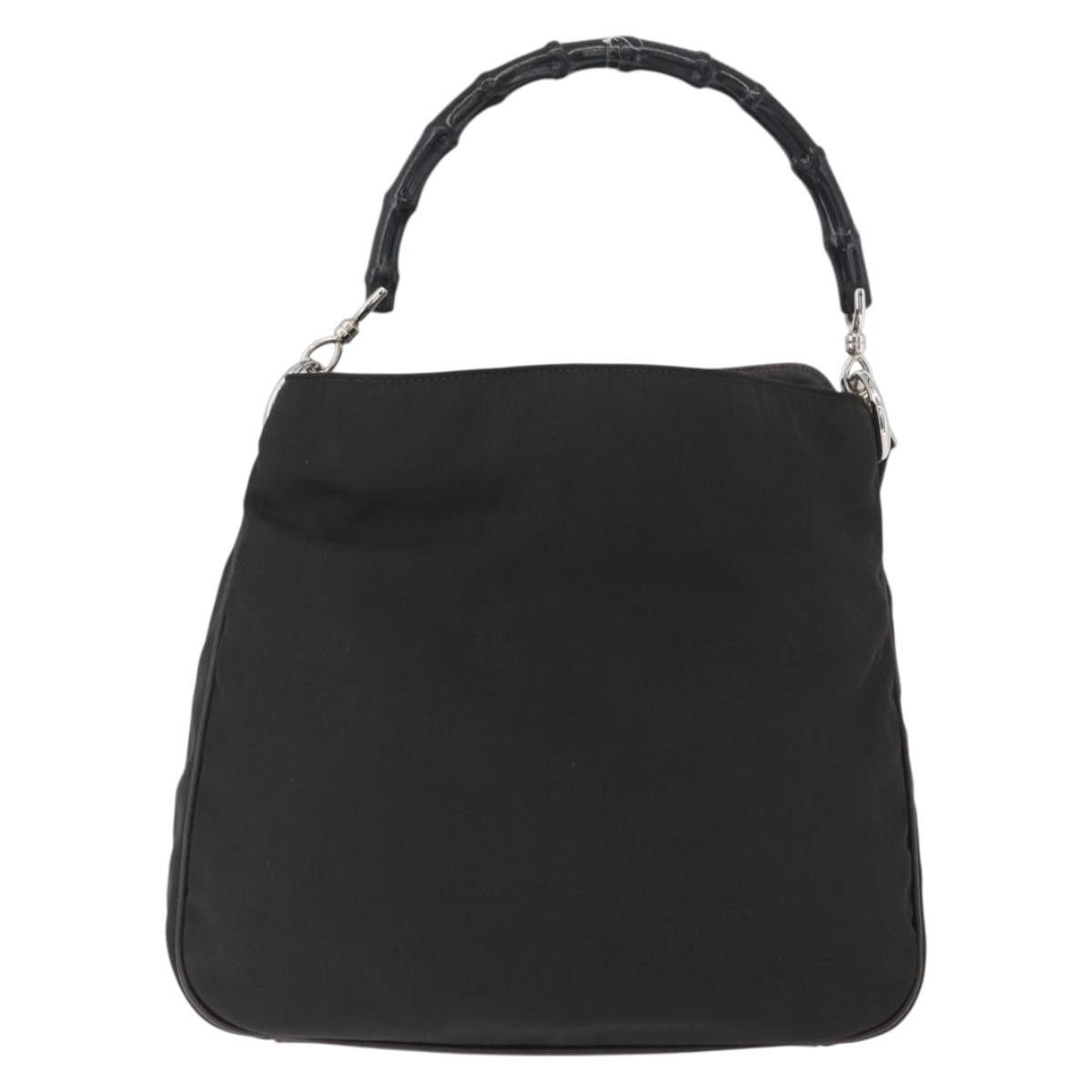 Gucci Gucci Vintage Bamboo Handle Nylon Size ONE SIZE - 2 Thumbnail