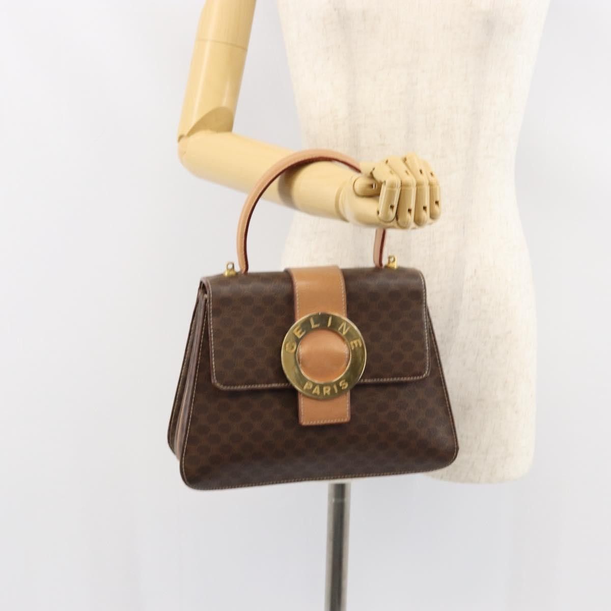 Celine Celine Vintage Macadam Handbag Canvas Size ONE SIZE - 12 Thumbnail