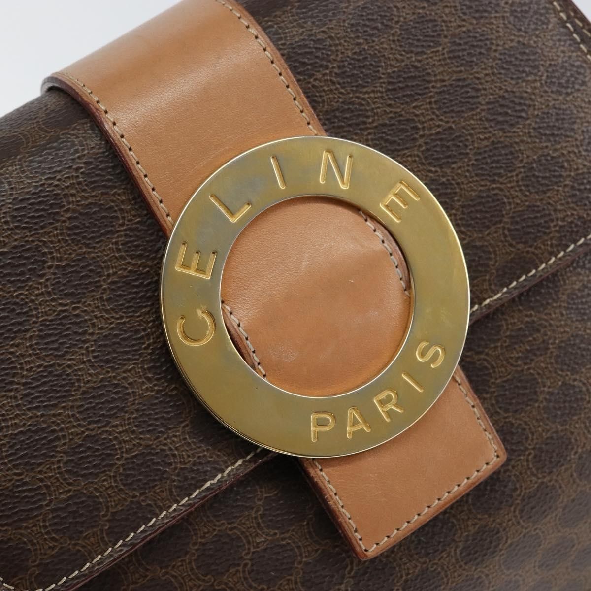 Celine Celine Vintage Macadam Handbag Canvas Size ONE SIZE - 18 Thumbnail