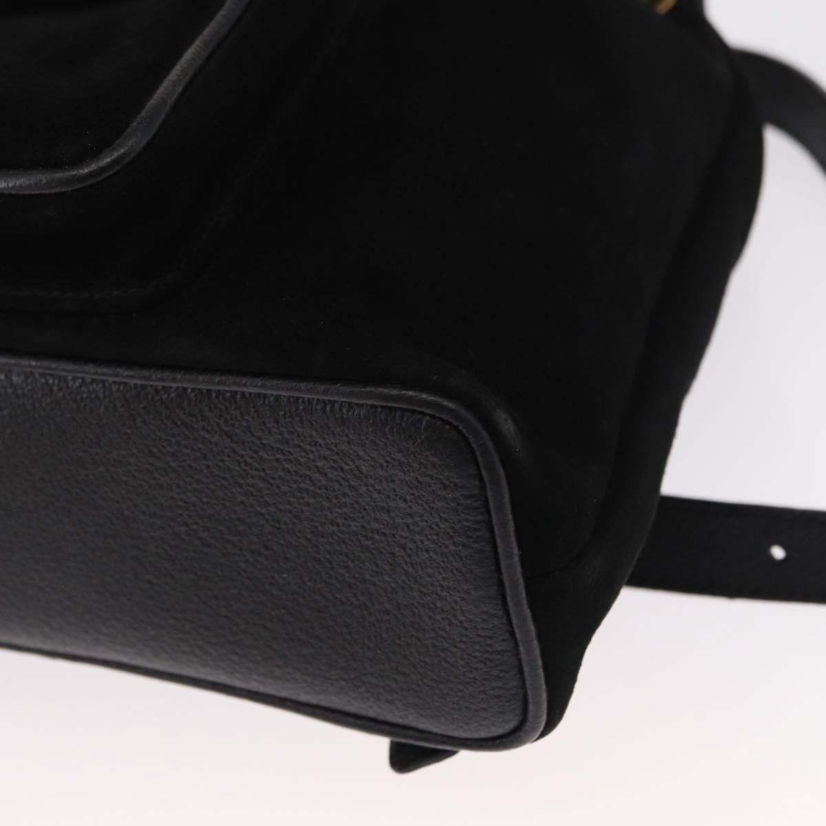 Gucci Gucci Vintage Bamboo Backpack Suede Size ONE SIZE - 10 Thumbnail