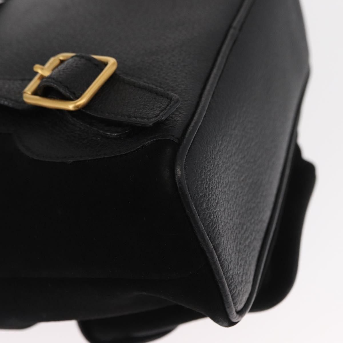 Gucci Gucci Vintage Bamboo Backpack Suede Size ONE SIZE - 11 Thumbnail