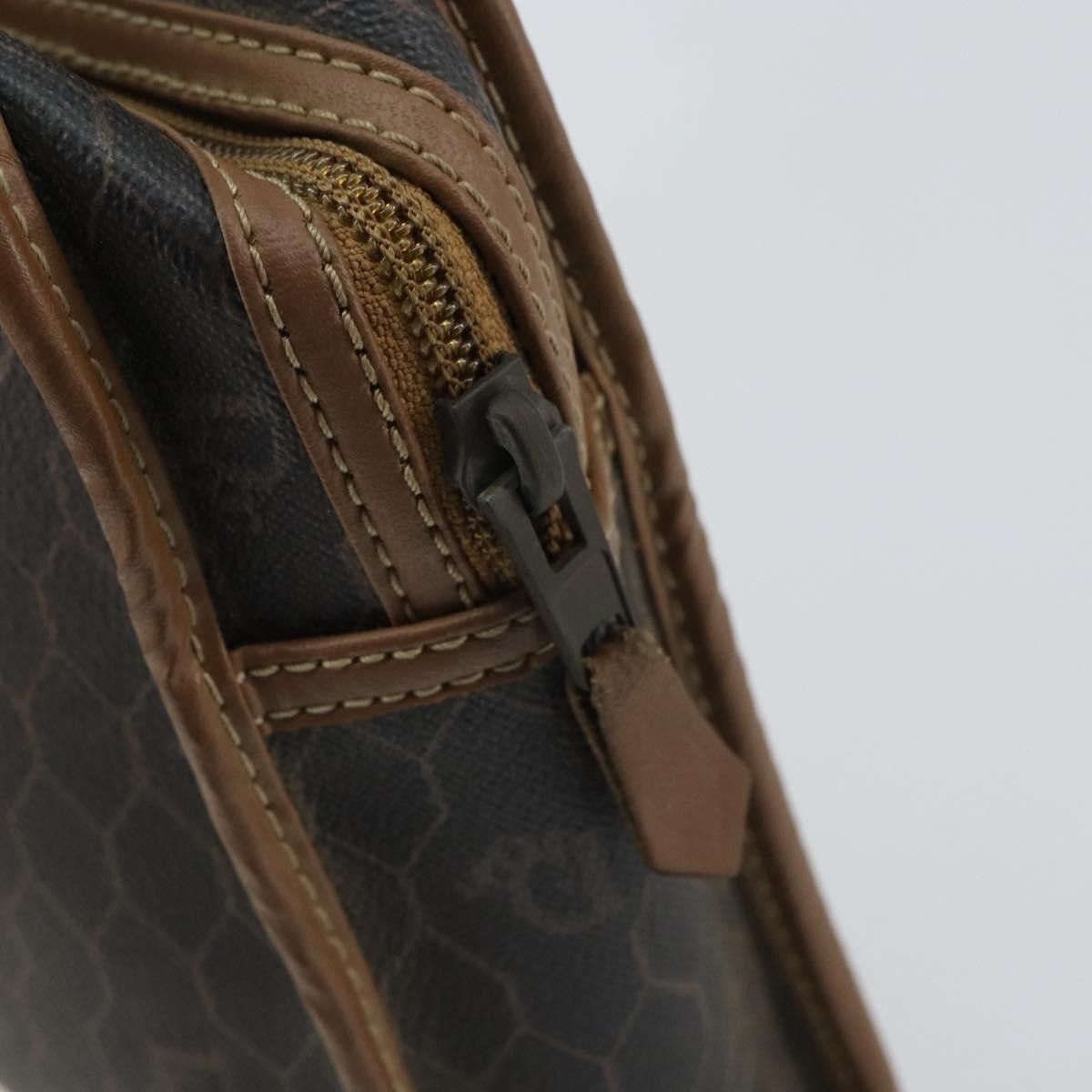 Dior Christian Dior Vintage Honeycomb Zip Canvas and Leather Size ONE SIZE - 11 Thumbnail