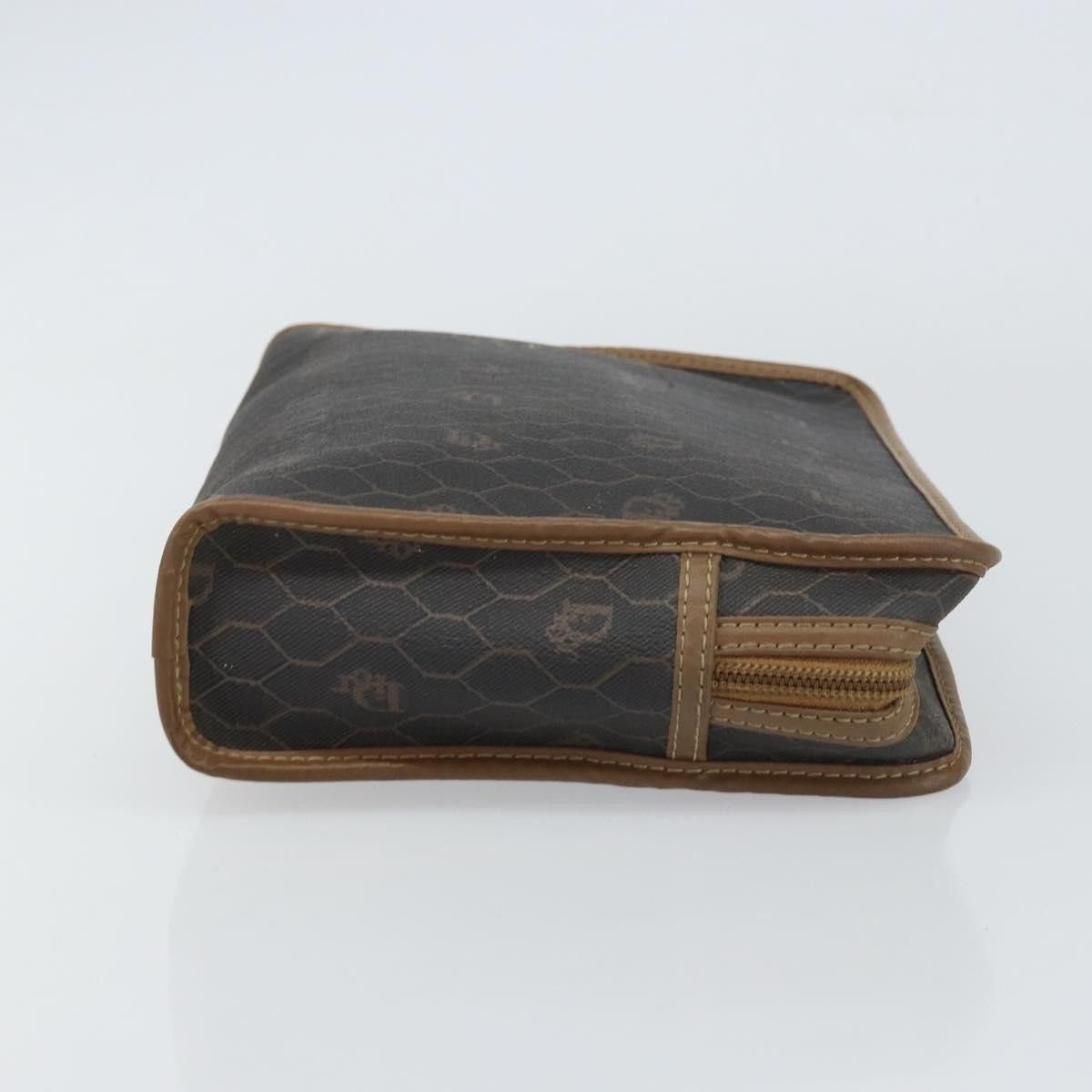 Dior Christian Dior Vintage Honeycomb Zip Canvas and Leather Size ONE SIZE - 3 Thumbnail