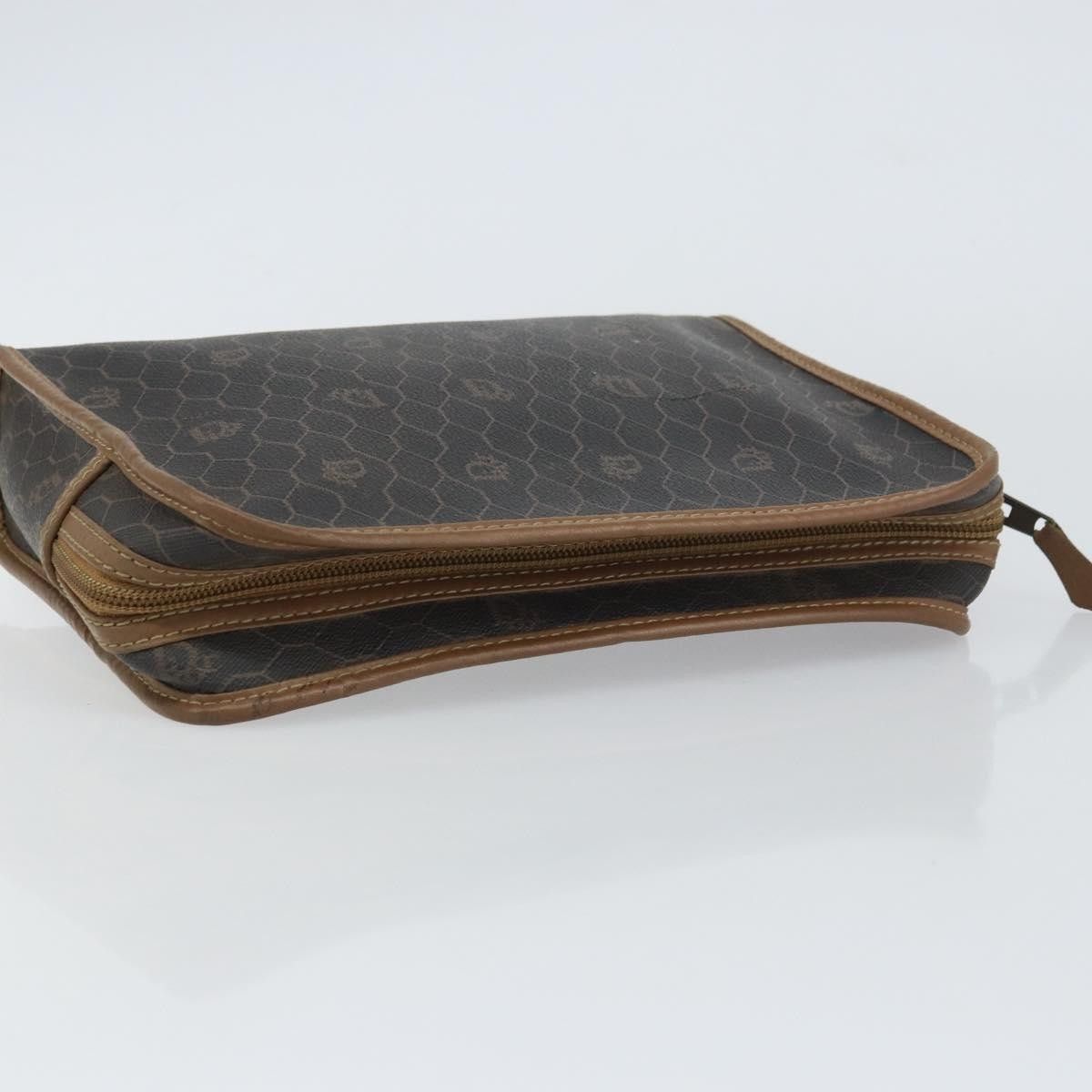 Dior Christian Dior Vintage Honeycomb Zip Canvas and Leather Size ONE SIZE - 12 Thumbnail