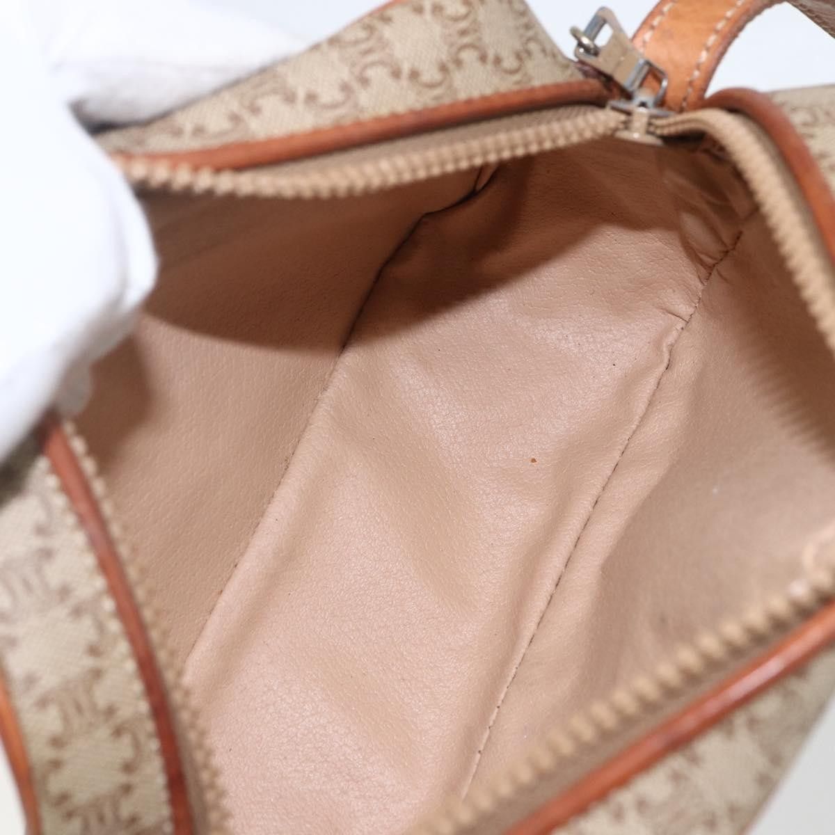 Celine Celine Vintage Macadam Shoulder Bag Canvas and Leather Size ONE SIZE - 5 Thumbnail