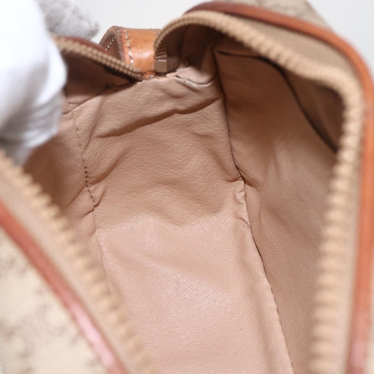 Celine Celine Vintage Macadam Shoulder Bag Canvas and Leather Size ONE SIZE - 21 Thumbnail
