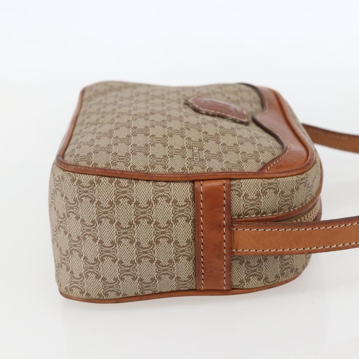 Celine Celine Vintage Macadam Shoulder Bag Canvas and Leather Size ONE SIZE - 4 Thumbnail