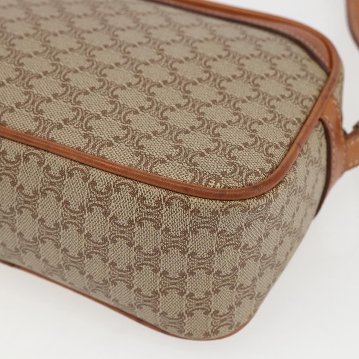 Celine Celine Vintage Macadam Shoulder Bag Canvas and Leather Size ONE SIZE - 11 Thumbnail