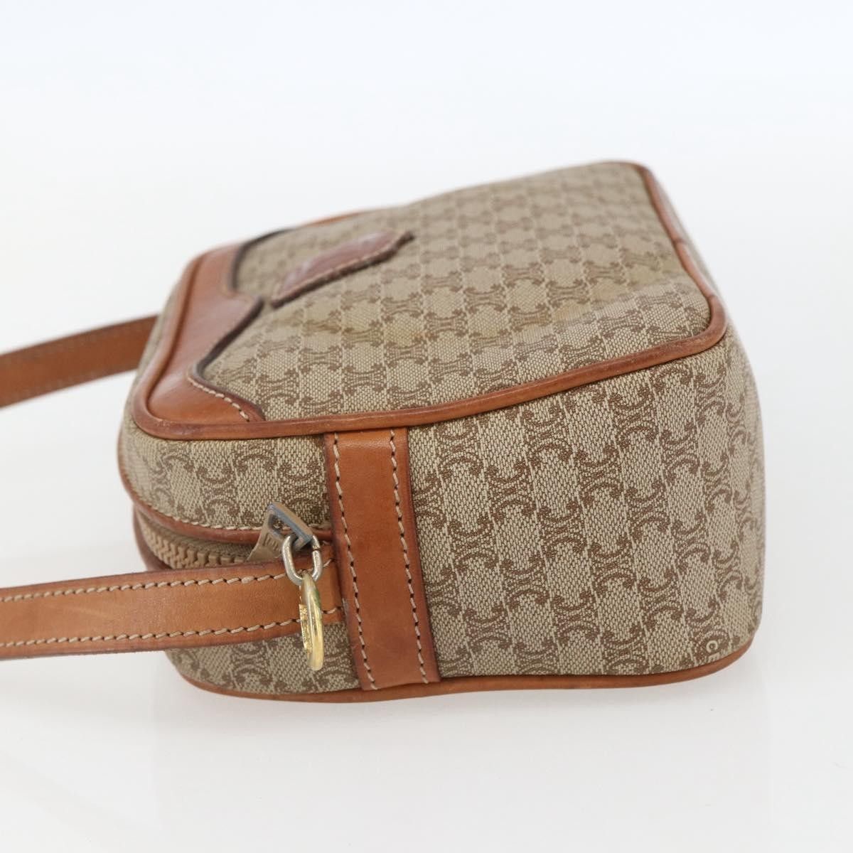 Celine Celine Vintage Macadam Shoulder Bag Canvas and Leather Size ONE SIZE - 3 Thumbnail