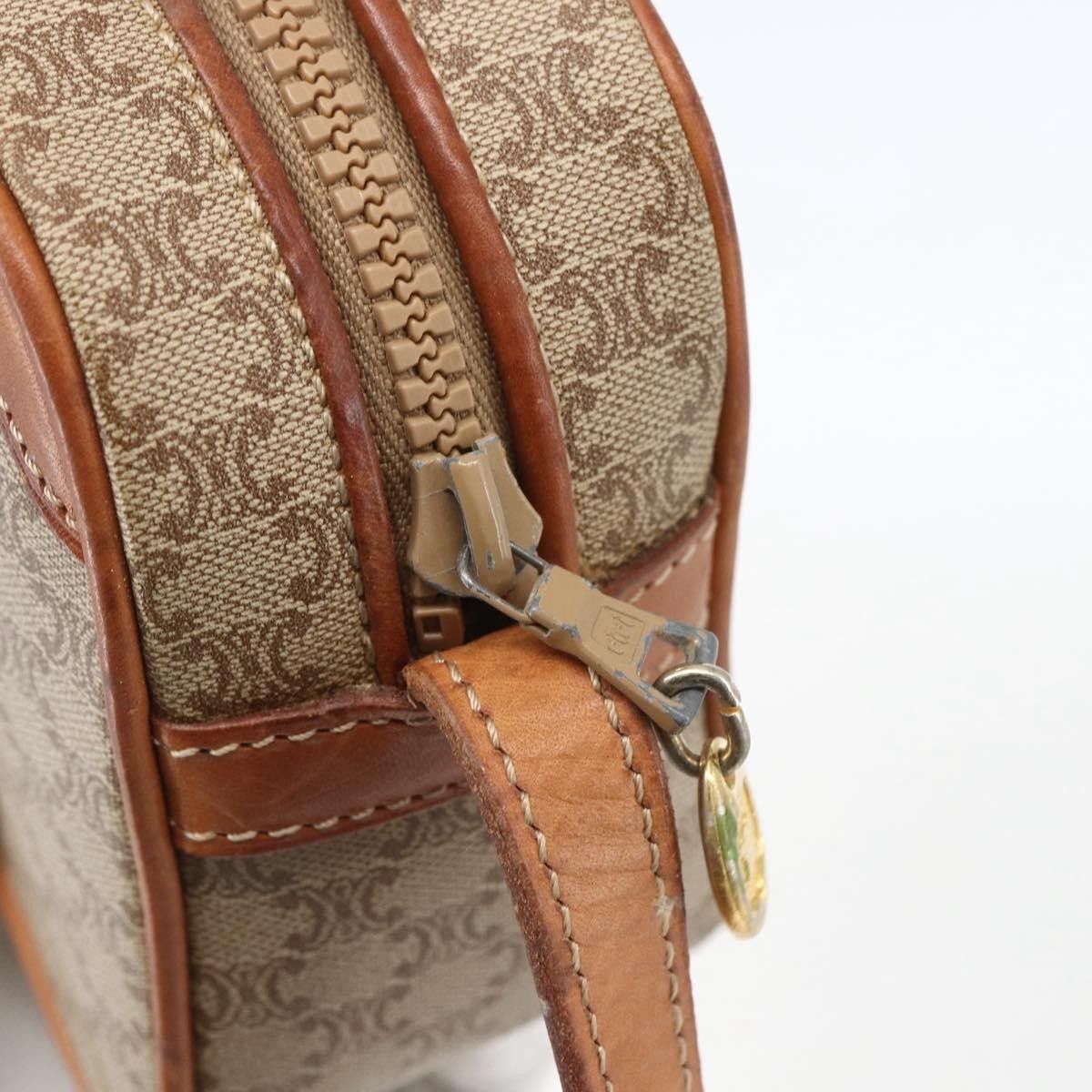 Celine Celine Vintage Macadam Shoulder Bag Canvas and Leather Size ONE SIZE - 13 Thumbnail