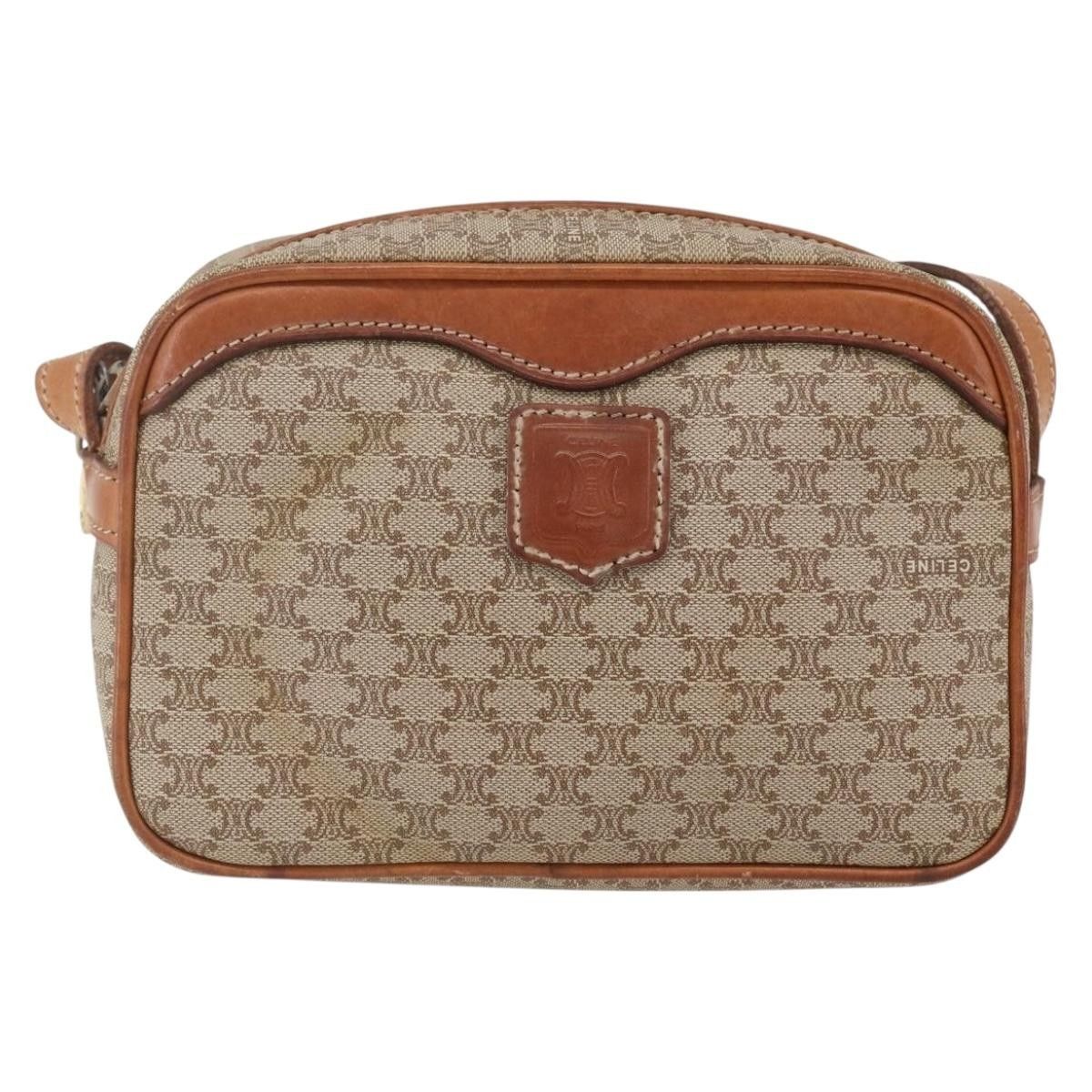 Celine Celine Vintage Macadam Shoulder Bag Canvas and Leather Size ONE SIZE - 18 Thumbnail